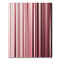 Modern Blush Pink Vertical Stripe Rug