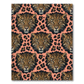 Coral Leopard Spot Assemblage Rug