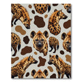 Spotted Hyena Fur Ochre Animal Texture Rug
