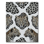 Leopard Head Spotted Animal Creature Rug