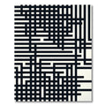 Abstract Labyrinth Lines Rug