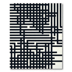 Abstract Labyrinth Lines Rug