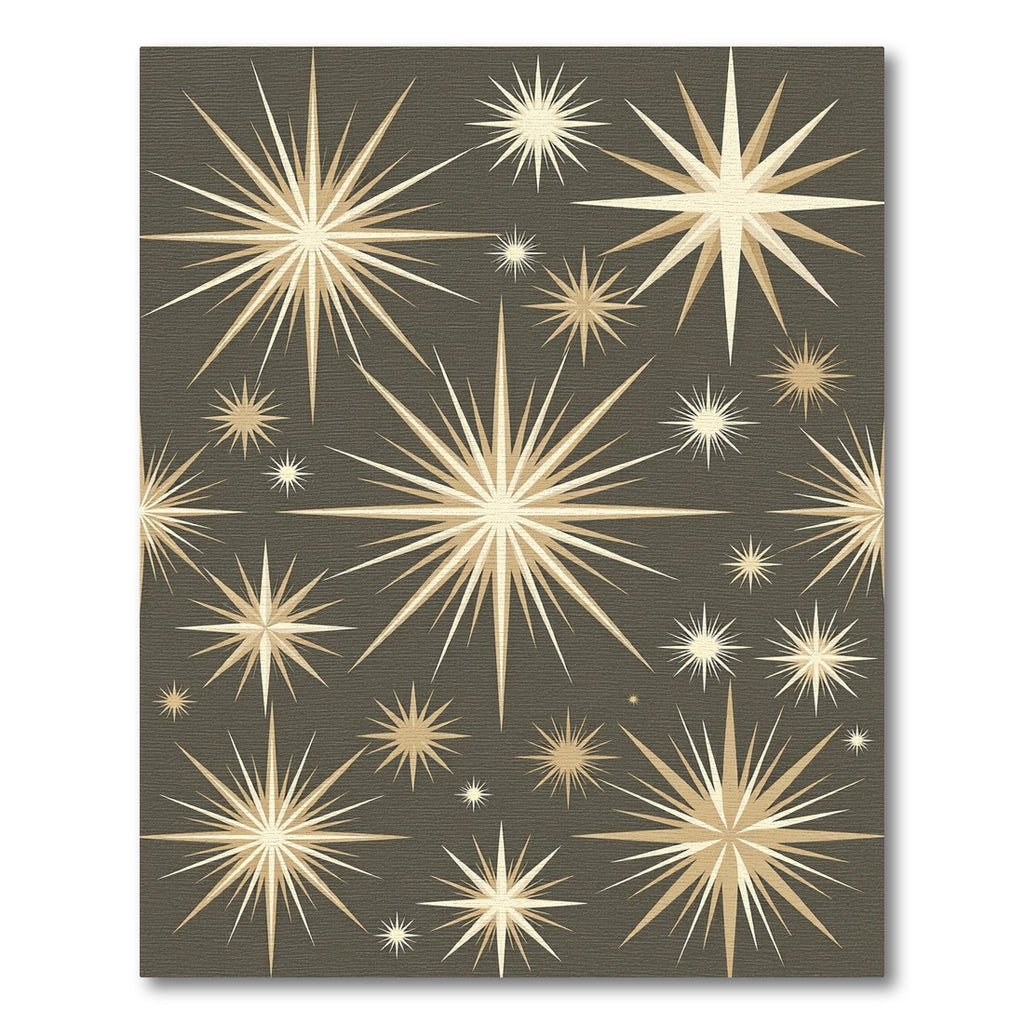 Golden Starburst Radiance Rug