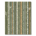 Earthy Multi-Tone Vertical Bamboo Forest Rug
