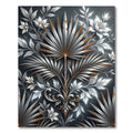 Antique Silver Floral Foliage Rug