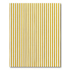 Modern Golden Yellow Vertical Stripe Rug