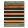 Earthy Sunset Striped Horizon Texture Rug