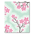Soft Pink Blossom Branch Sky Rug