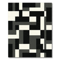Monochromatic Block Abstract Arrangement Rug