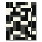 Monochromatic Block Abstract Arrangement Rug