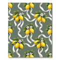 Vintage Lemon Grove Sage Ribbon Rug