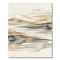 Neutral Watercolor Landscape Brushstroke Art Rug