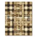 Earth Tone Tartan Woven Plaid Rug
