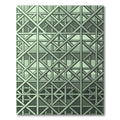 Interlocking Geometric Linework Shade Rug