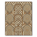 Golden Archway Geometric Ornament Rug