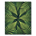 Lush Tropical Fern Leaf Botanical Rug