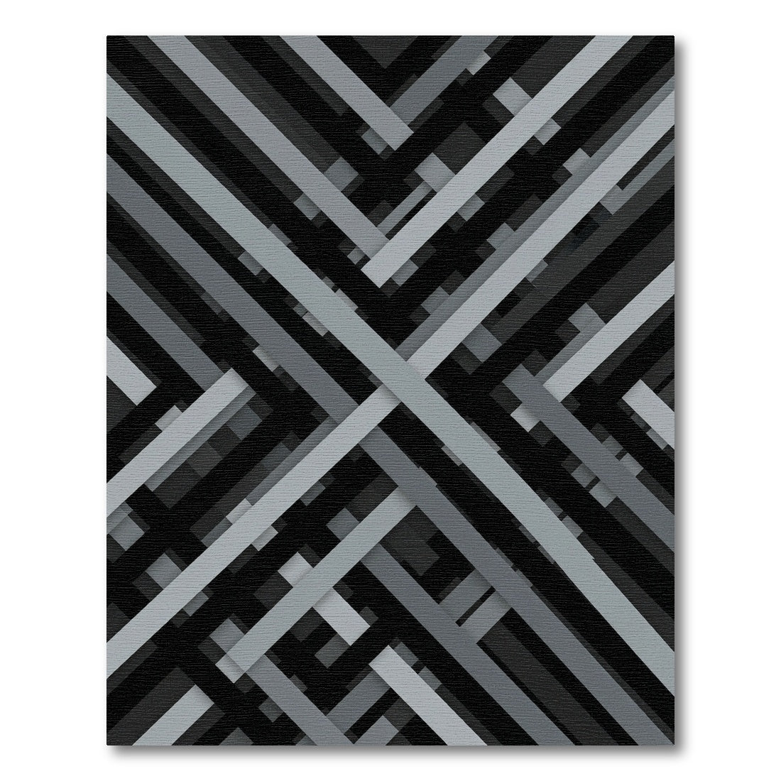 Monochromatic Geometric Intersecting Linear Strips Rug