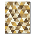 Earthy Geometric Triangles Arrangement Rug
