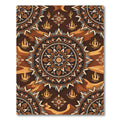 Earthy Desert Mandala Sacred Geo Rug
