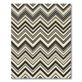 Modern Earthy Tone Chevron Rug