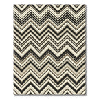 Modern Earthy Tone Chevron Rug