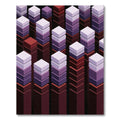 Layered Geometric Abstract Composition Rug