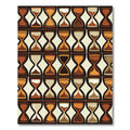 Retro Hourglass Sand Time Rug