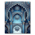Blue Golden Star Archway Grandeur Rug