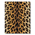 Golden Brown Leopard Spots Texture Rug