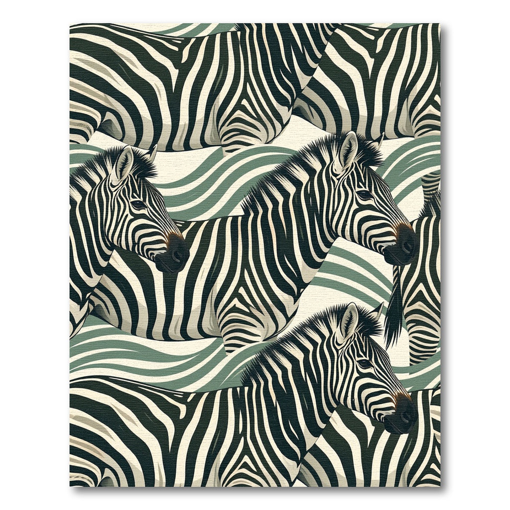 Bold Zebra Stripes Repeating Imagery Rug