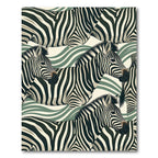 Bold Zebra Stripes Repeating Imagery Rug