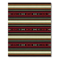 Reddish Earthy Tribal Stripe Rug