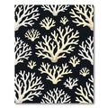 Pale Ivory Branch Coral Arrangement Rug