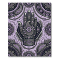 Lavender Paisley Hand Mandala Rug