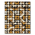Geometric Houndstooth Pattern Rug