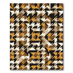 Geometric Houndstooth Pattern Rug