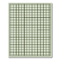 Linear Grid Contemporary Green Beige Rug