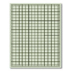 Linear Grid Contemporary Green Beige Rug