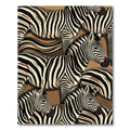 Monochromatic Zebra Stripes Wildlife Rug