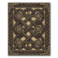 Ornate Interlocking Celtic Knot Clover Rug