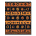 Tribal Sun Celestial Ochre Striped Rug