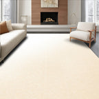 Cream Subtle Organic Swirls Rug