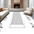 Organic Black Pebbles All-Over Rug