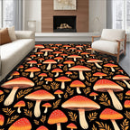 Spotted Fly Agaric Autumn Forest Rug