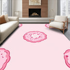 Sweet Pink Donut Sprinkle Collection Rug