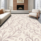 Victorian Mauve Vine Scroll Rug