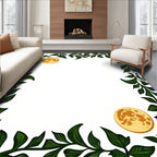 Golden Moon Vine Border Rug