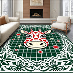Whimsical Giraffe Forest Starburst Rug