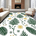 Golden Fern Botanical Medley Rug
