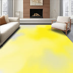 Muted Yellow Gray Cloudburst Aura Rug